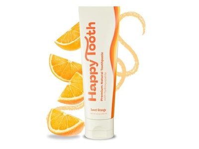 Happy Tooth Hydroxyapatite Toothpaste, Sweet Orange, 4 oz/118 mL
