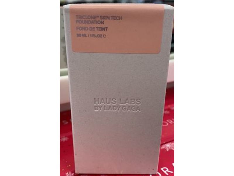 Haus Labs Triclone Skin Tech Medium Coverage Foundation, 60 Fair Warm, 1 fl oz/30 mL