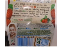 7th Heaven Moisturizing & Tanning Hydrating Mask, Strawberry Cream, 0.5 fl oz/15 mL - Image 4