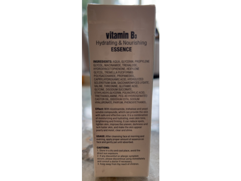 Mond'Sub Hydrating & Nourishing Essence, Vitamin B3, 30 mL