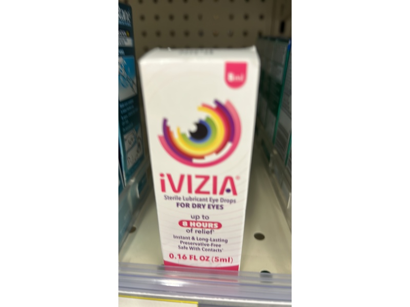 iVIZIA Sterile Lubricant Eye Drops, 0.16 fl oz/5 mL