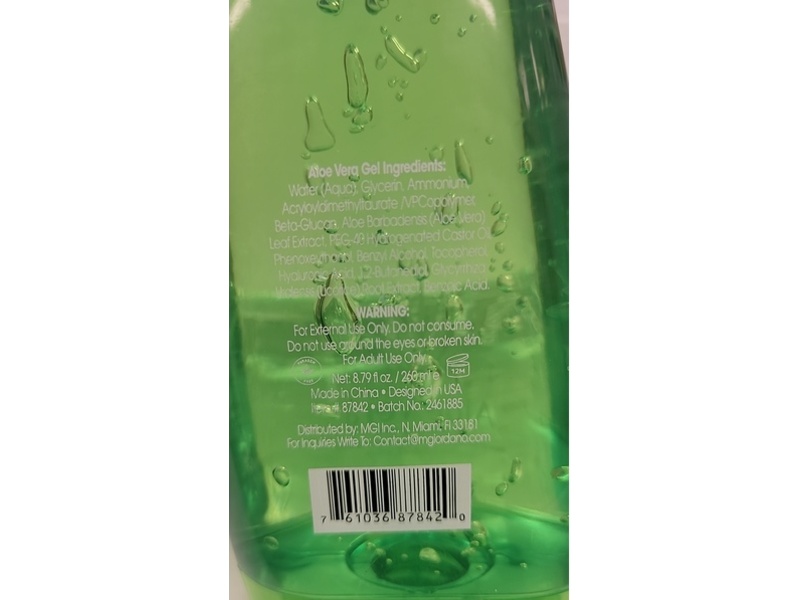 Elmtree & York Aloe Vera Moisturizing Gel, 8.79 fl oz/260 mL