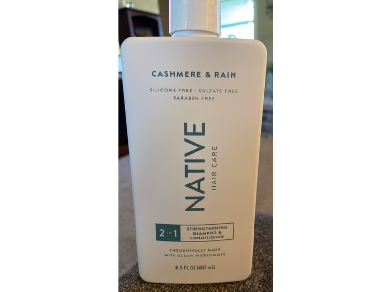 Native Hair Care 2 In 1 Strengthening Shampoo & Conditioner, Cashmere & Rain, 16.5 fl oz/487 mL