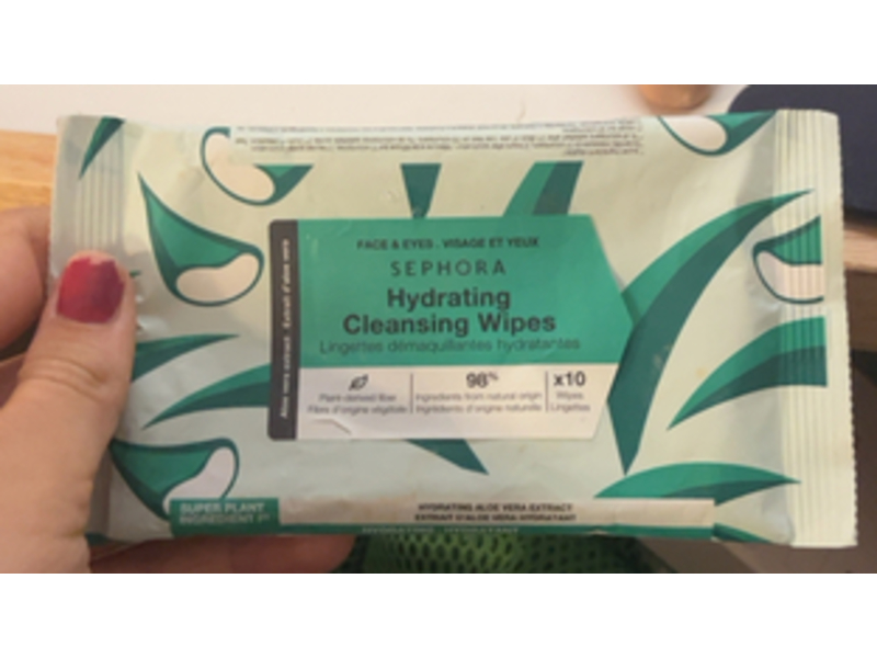Sephora Hydrating Cleansing Wipes, 10 Count