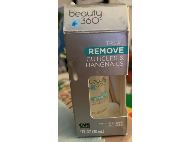 CVS Pharmacy Beauty 360 Treat Remove Cuticles & Hangnails, 1 fl oz/30 mL