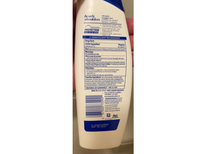 Head & Shoulders Men Old Spice Swagger 2 In 1 Shampoo & Conditioner, 8.45 fl oz/250 mL