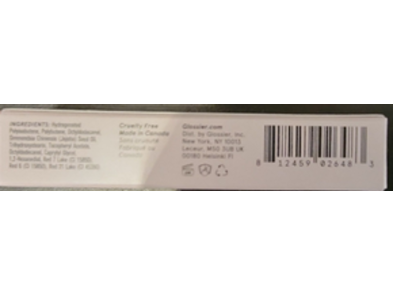 Glossier Glassy High - Shine Lip Gloss, Red, 0.12 oz/3.5 mL