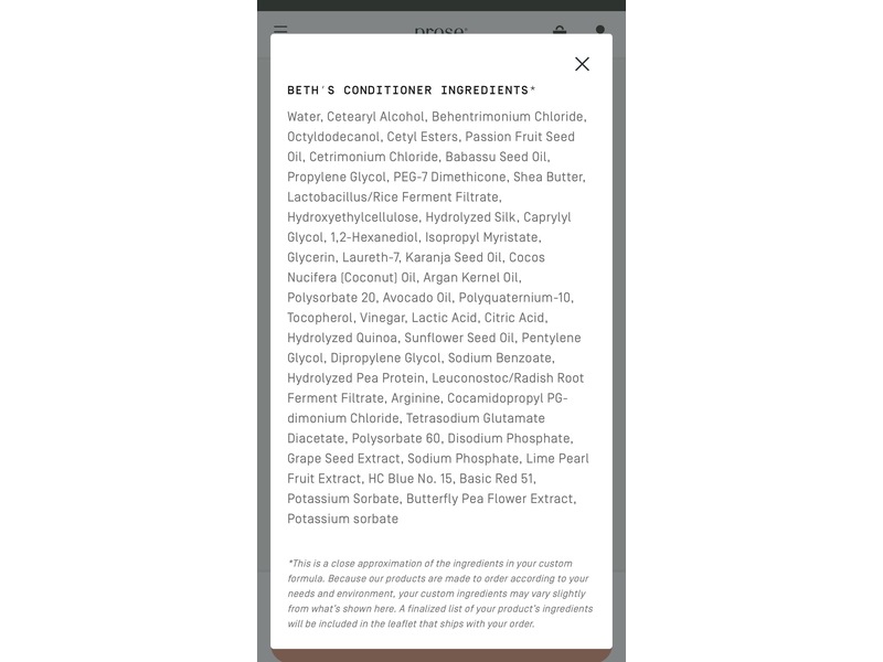 Prose Custom Conditioner, 8.5 oz