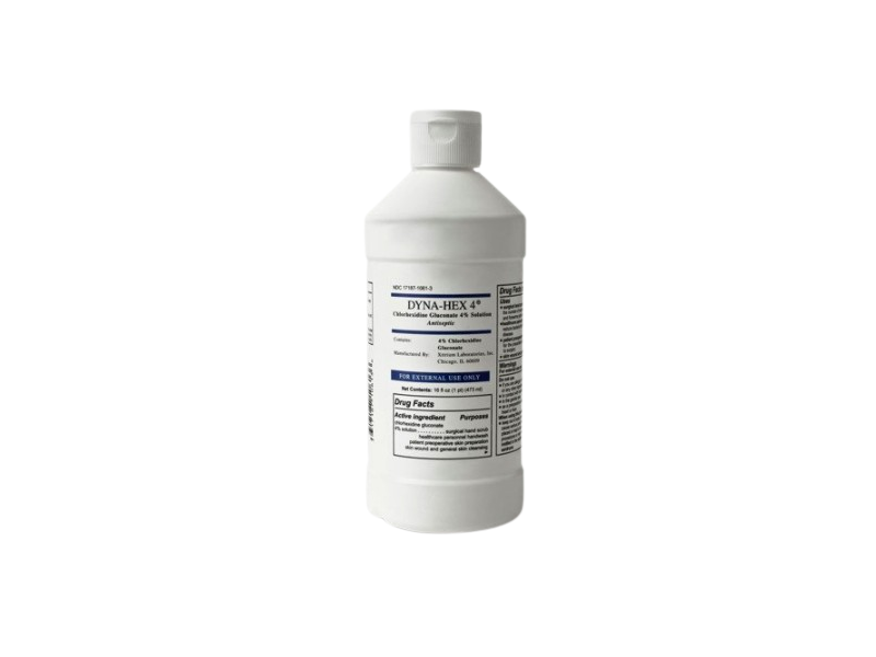 Xttrium Laboratiories Dyna-Hex 4 Antiseptic Solution, 16 fl oz/473 mL
