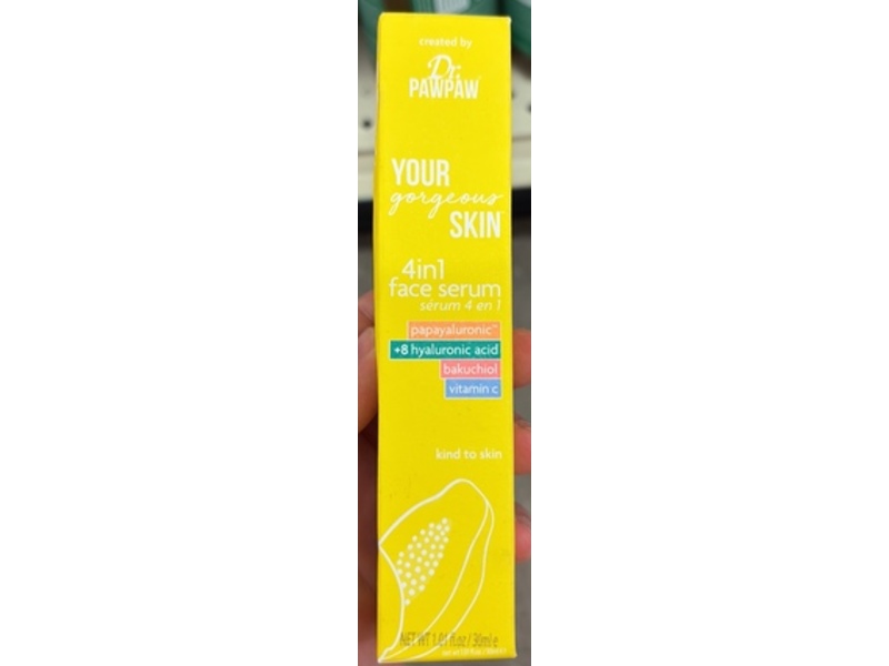 Dr. PawPaw Your Gorgeous Skin 4 In 1 Face Serum, 1.01 fl oz/30 mL
