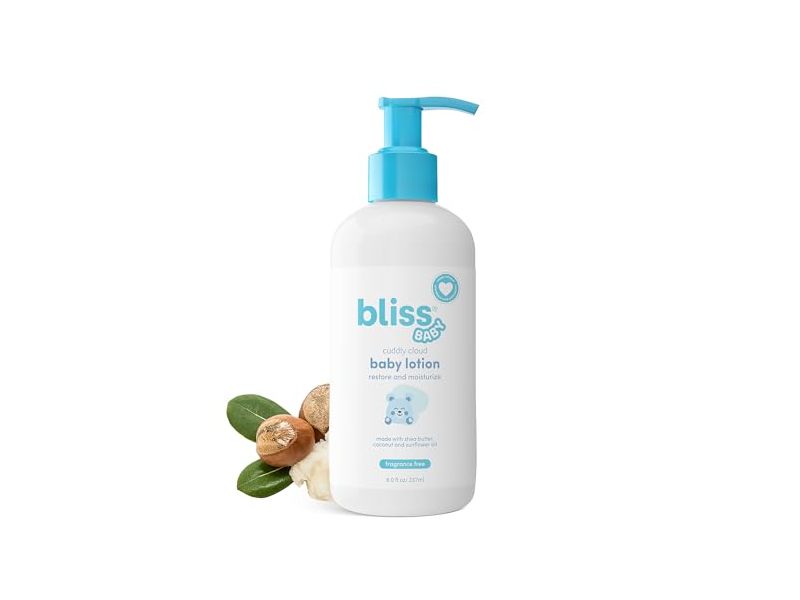 Bliss Cuddly Cloud Baby Lotion, Fragrance Free, 8 fl oz/237 mL