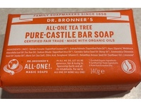 Dr. Bronner's All-One Pure-Castile Bar Soap, Tea Tree, 140 g - Image 4