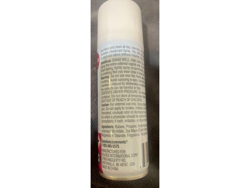 Xtra Care Feminine Deodorant Spray, Fresh Floral, 2 oz/56.7 g