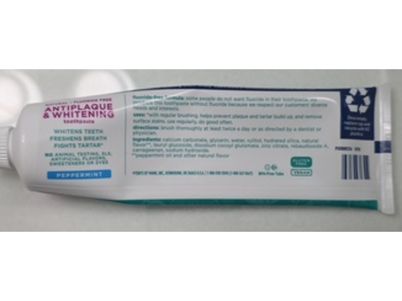 Tom's Of Maine Antiplaque & Whitening Toothpaste, 5.5 oz/155.9 g