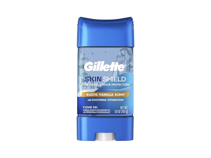 Gillette Antiperspirant & Deodorant, Rustic Vanilla Scent, 3.8 oz/107 g