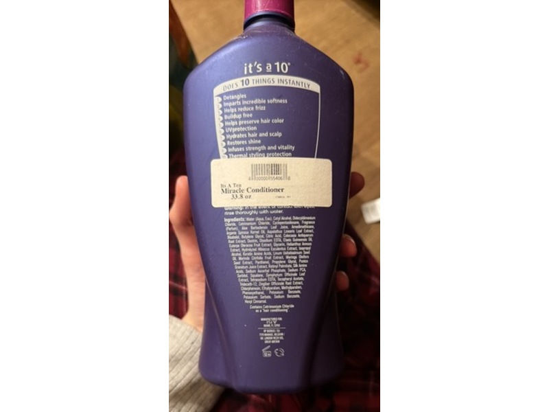 It's a 10 Miracle Daily Conditioner, 33.8 fl oz/1 L