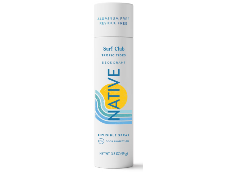 Native Surf Club Deodorant, Tropical Tides, 3.5 oz/99 g