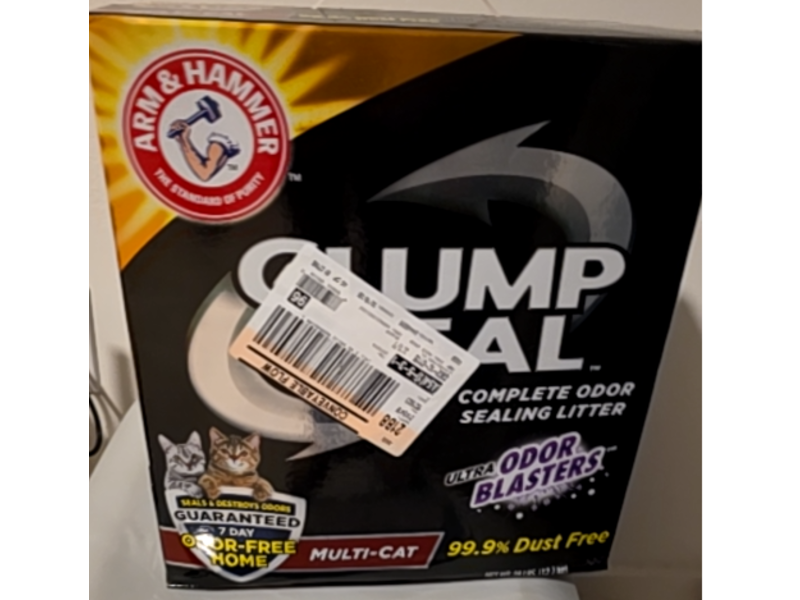 Arm & Hammer Multi-Cat Clump & Seal Odor Sealing Litter, 6.35 kg