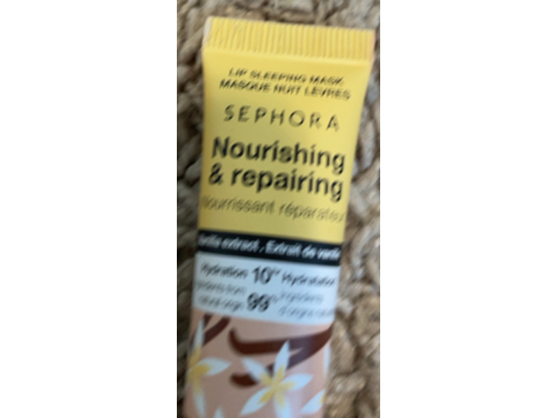 Sephora Nourishing & Repairing Lip Sleeping Mask, Vanilla Extract, 0.5 fl oz/15 mL