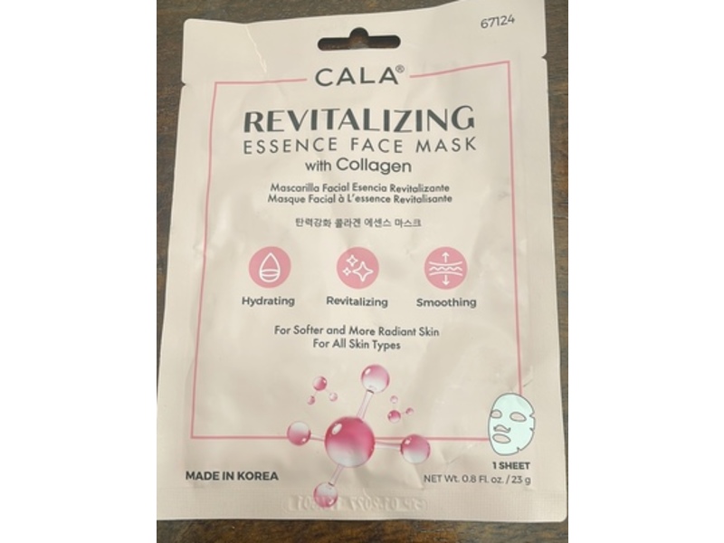 Cala Revitalizing Essence Face Masks, 0.8 fl oz/23 g, 10 Count
