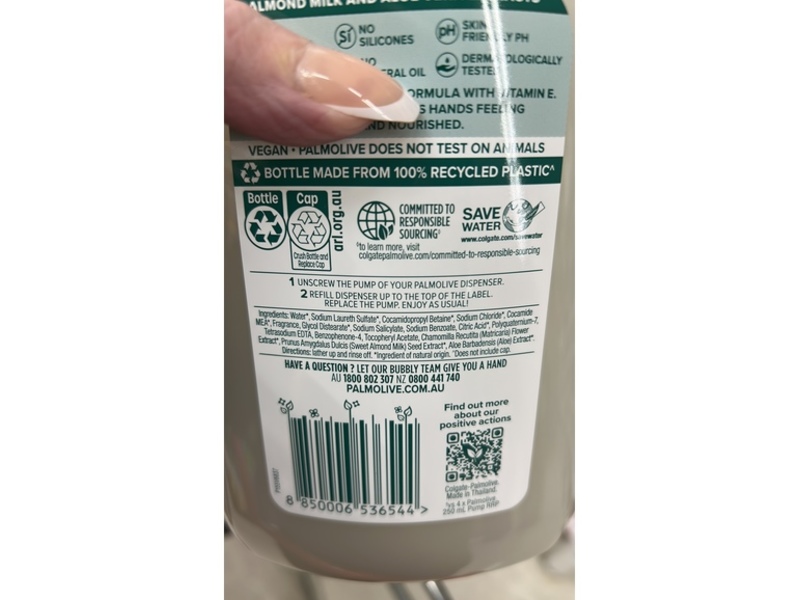 Palmolive Naturals Hand wash, Aloe Vera & Chamomile, 1 L, Pack Of 3