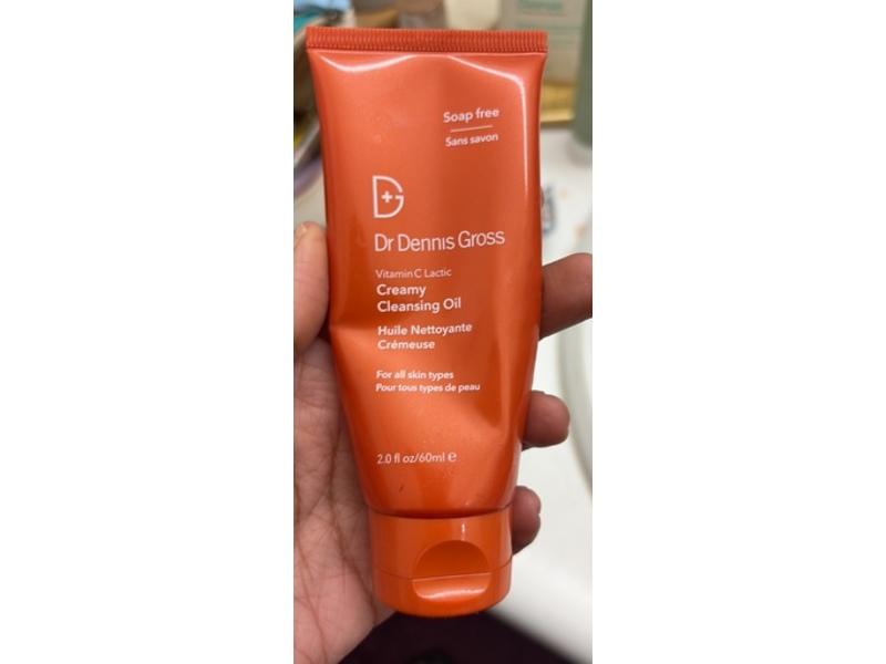 Dr Dennis Gross Creamy Cleansing Oil, Vitamin C Lactic, 2 fl oz/60 mL