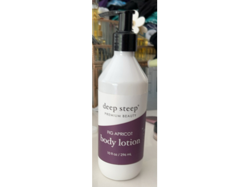 Deep Steep Premium Beauty Body Lotion, Fig Apricot, 10 fl oz/296 mL