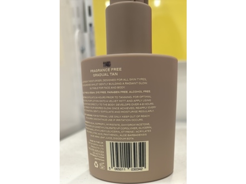 Effn Gradual Tan, Medium To Dark Fragrance Free, 10.14 fl oz/300 mL