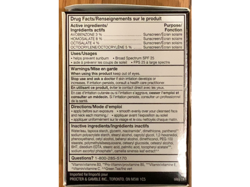 Olay Total Effects Whip Active Moisturizer with Sunscreen, SPF 25, 1.7 oz/50 mL