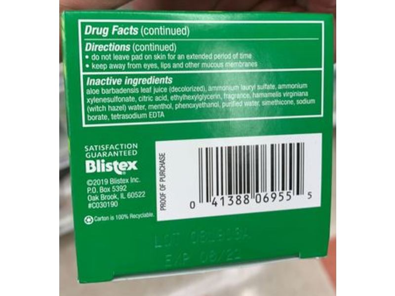 Stridex Sensitive Soft Touch Pads, Aloe, 55 count