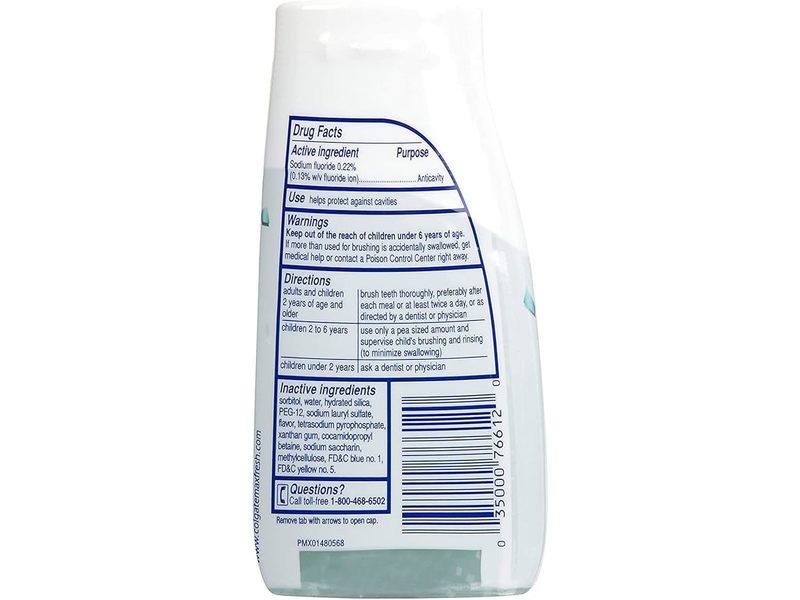 Colgate Max White Toothpaste, Crystal Min, 4.6 oz/130 g, Pack Of 2