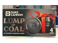 Duke Cannon Activated Charcoal Soap, Lump Of Coal, Pack Of 4 - thumbnail 2