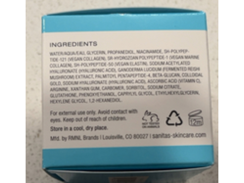 Sanitas Collagen + Elastin Recovery Mask, 2.1 oz/60 g