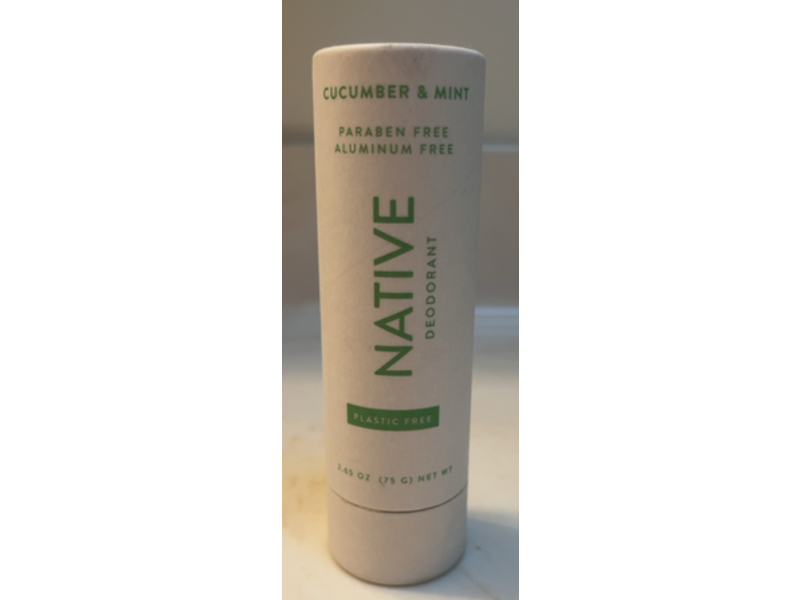 Native Deodorant, Cucumber & Mint, 2.65 oz/75 g