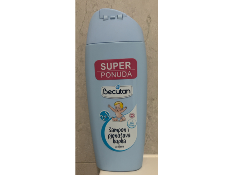 Becutan 2 In 1 Baby Hair & Body Wash, 750 mL