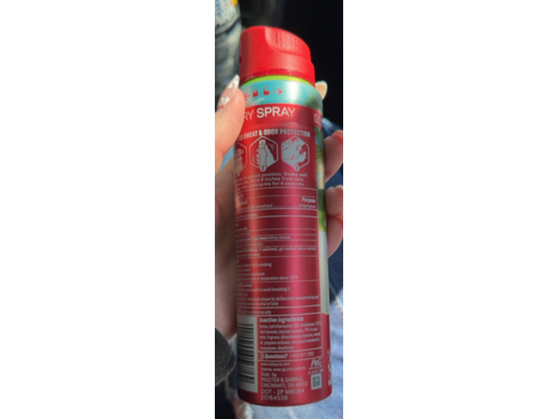 Old Spice Dry Antiperspirant Spray, Fiji, 4.3 oz/122 g, Pack Of 3