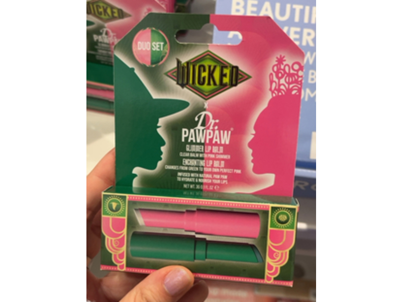 Wicked x Dr. PawPaw Lip Balm Duo, Enchanting & Glimmer, 0.1 fl oz/3 mL, Pack Of 2