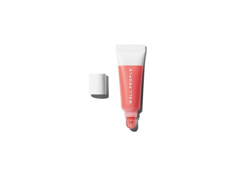 Well People Poutlove Peptide Lip Balm, Pink Grapefruit, 0.35 oz/10 g