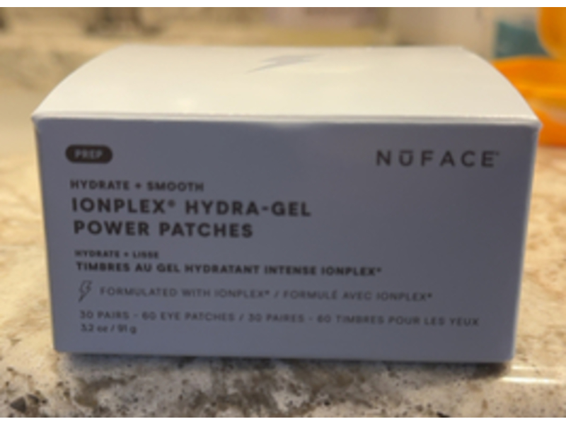 Nuface Ionplex Hydra-Gel Power Under Power Patches, 3.2 oz/91 g, 30 Pairs
