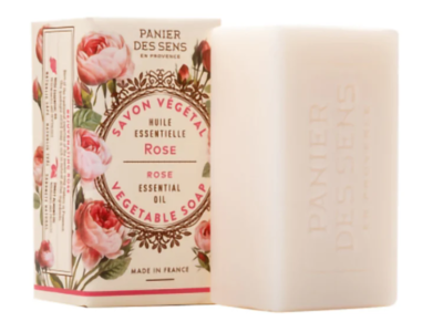 Panier Des Sens Vegetable Soap, Rose, 5.3 oz/150 g, 2 Pack