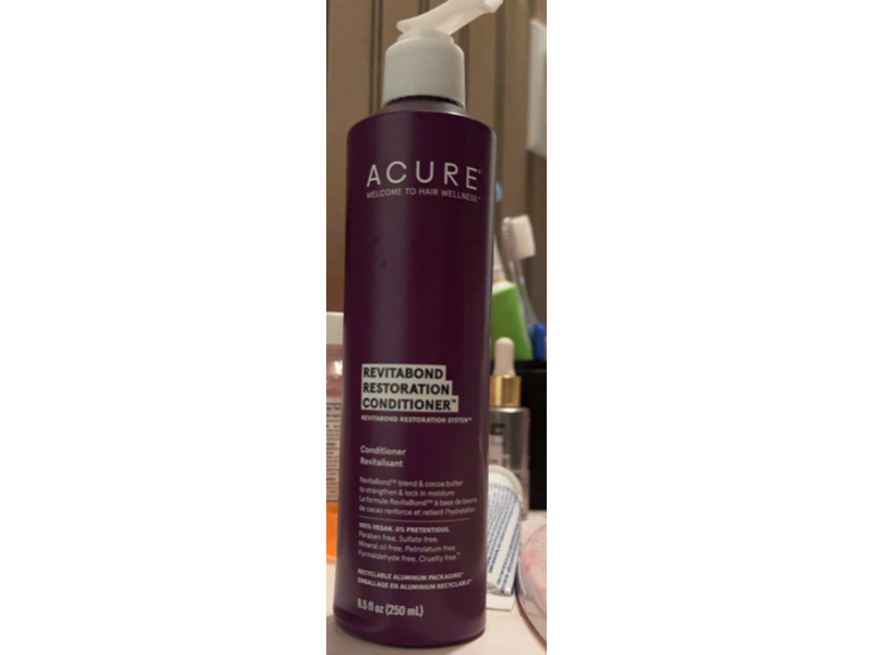 Acure Revitabond Restoration Conditioner, 8.5 fl oz/250 mL