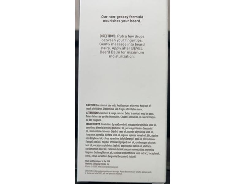 Bevel Beard Oil, Smooth + Nourishes, 1 fl oz/30 mL