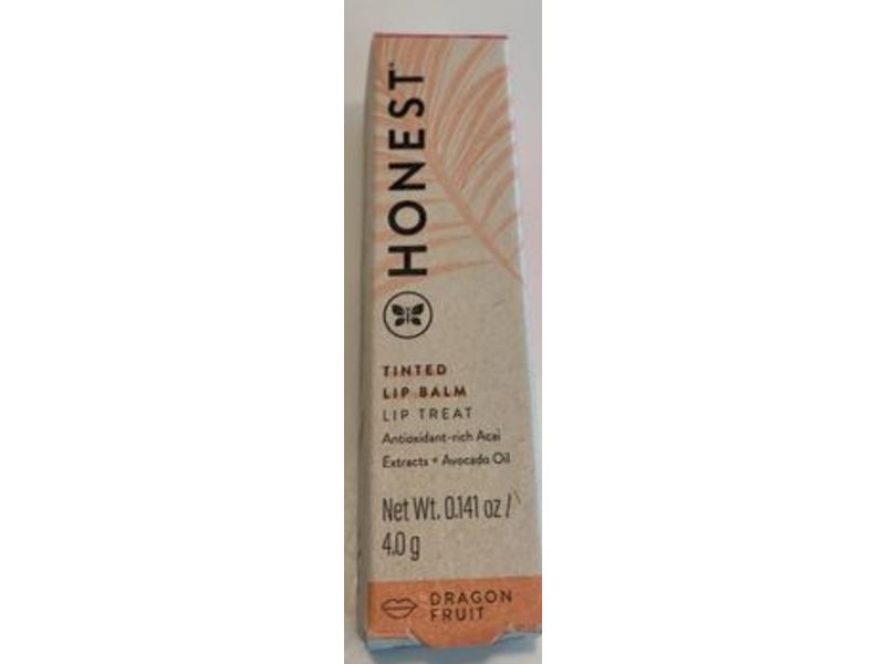 Honest Beauty Tinted Lip Balm, Dragon Fruit, 0.141 oz/4 g