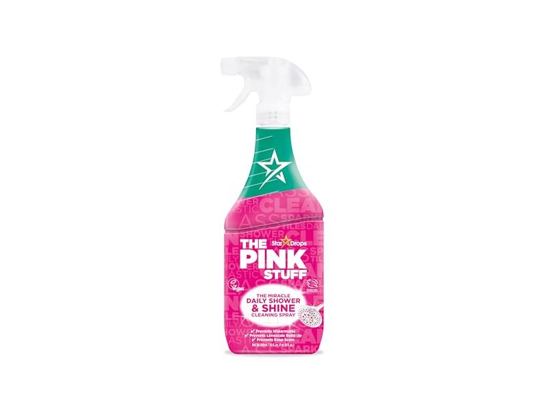 Start Drops The Pink Stuff Miracle Daily Shower & Shine Spray, 30 fl oz/888 mL