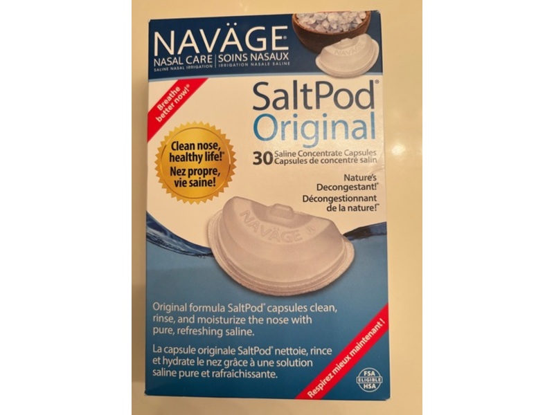 Navage Nasal Care Saltpod Original Capsules, 30 Count