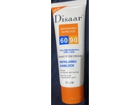 Disaar Refreshing Sunblock Sunscreen Cream, SPF 60/90++, 80 mL - Image 4