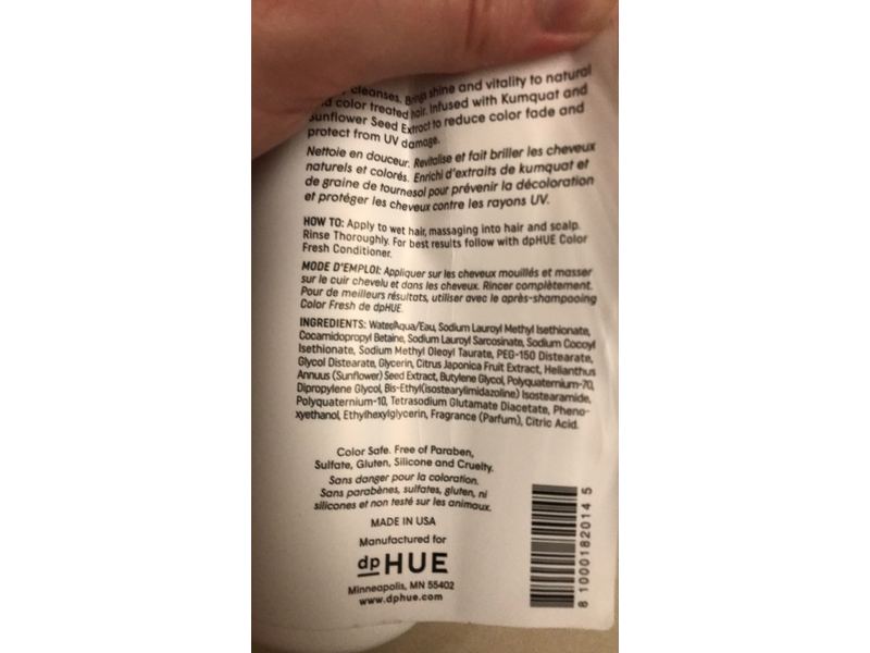 Dphue Color Fresh Shampoo, 8.5 fl oz/250 mL