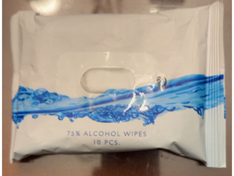 Maxim World 75% Alcohol Wipes, 10 Count