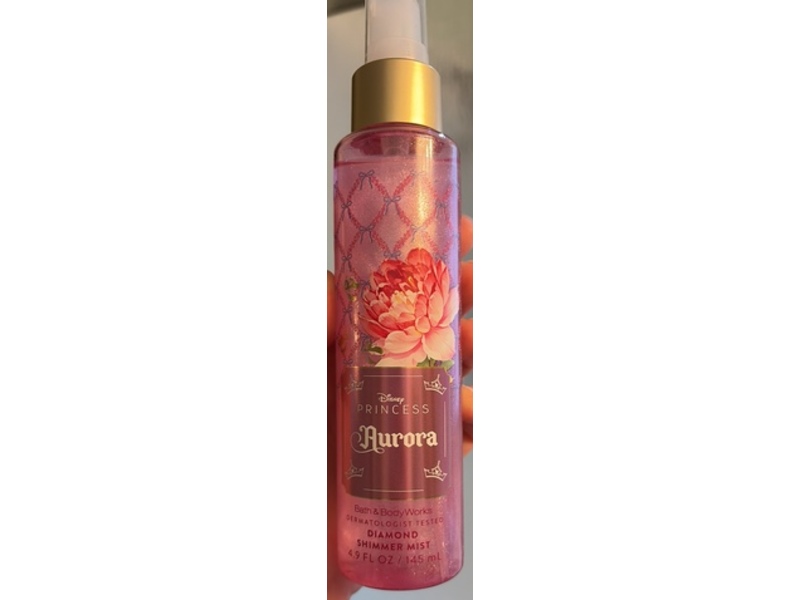Bath & Body Works Disney Princess Diamond Shimmer Mist, Aurora, 4.9 fl oz/145 mL