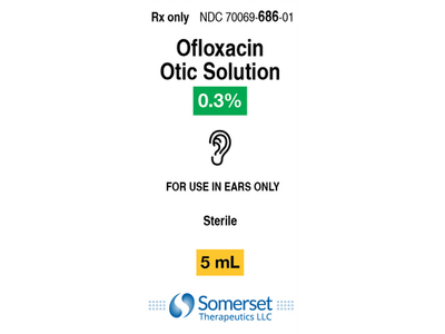 Ofloxacin Otic Solution 0.3%, 10 mL, Somerset Therapeutics (Rx)